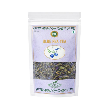 Brooklane Blue Pea Tea pouch packaging design 1