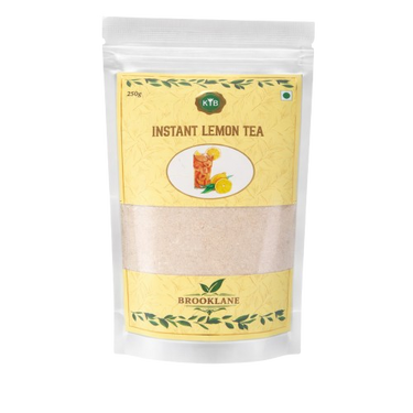 Brooklane Instant Lemon Tea pouch packaging design 1