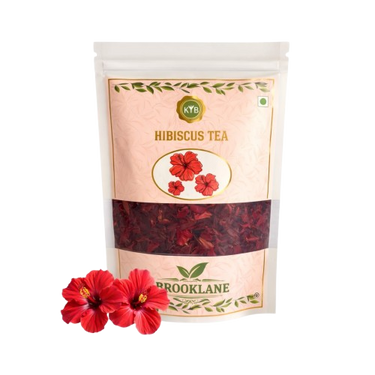 Brooklane Hibiscus Tea pouch packaging design 1
