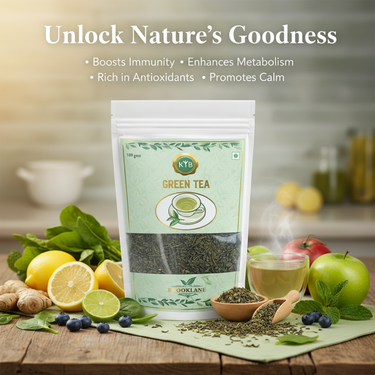 Brooklane Green Tea brewed cup pale green infusion