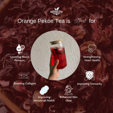 Brooklane Orange Pekoe whole leaf tea close-up