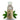 Bottle of Brooklane Camphor Oil with green leaves on a white background