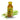 Bottle of Brooklane Lemongrass oil with lemongrass stalks on a white background