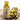 Bottle of Brooklane olive oil with a wooden bowl of green olives on a wooden surface